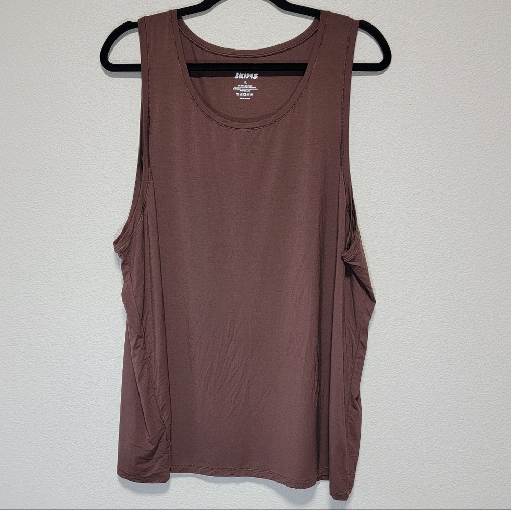 Skims Fawn Stretch Modal Tank Top